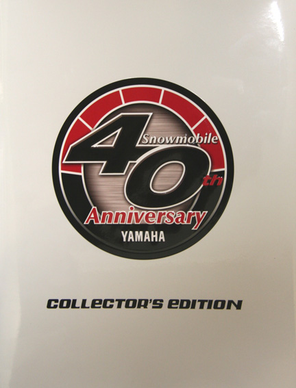Vintage Yamaha 40th Anniversary Snowmobile History Book  Author signed!! NEW 