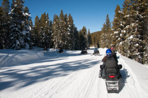 Snowmobile Hall of Fame Ride Through the Northwoods